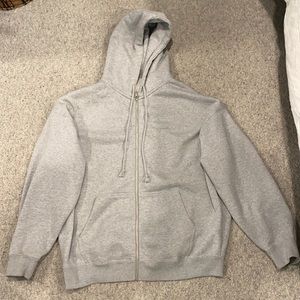 Brandy grey zip up oversized